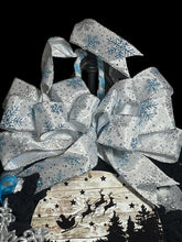 Load image into Gallery viewer, Merry Christmas Ribbon and Yarn Wreath
