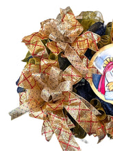 Load image into Gallery viewer, Baby Jesus Christmas Wreath Religious Christmas Decor