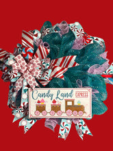 Load image into Gallery viewer, Candy Land Express Christmas Wreath Christmas Wreath