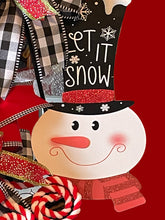 Load image into Gallery viewer, Let It Snow Christmas Wreath  Christmas Decor
