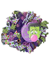Load image into Gallery viewer, It’s All About The Candy Halloween Wreath