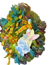 Load image into Gallery viewer, Gnome Sweet Gnome Bunny Easter Wreath