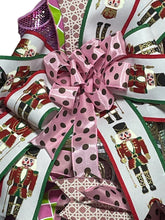 Load image into Gallery viewer, Pink Nutcracker Christmas Wreath