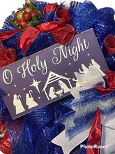 Load image into Gallery viewer, O Holy Night Christmas Wreath