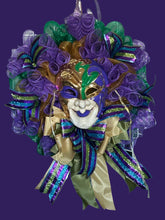 Load image into Gallery viewer, Mardi Gras Wreath, Mardi Gras Decor, Fat Tuesday