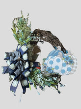 Load image into Gallery viewer, Fall Pumpkin Grapevine Wreath, Autumn Decor, Fall Wreath