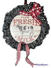 Load image into Gallery viewer, Farm Fresh Milk Farmhouse Wreath