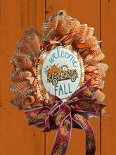 Load image into Gallery viewer, Welcome Fall Wreath