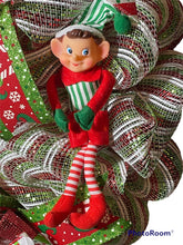 Load image into Gallery viewer, Elf Christmas Wreath