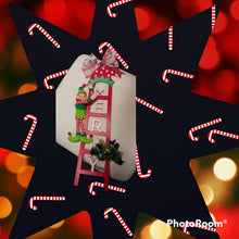 Load image into Gallery viewer, Merry Elf on Ladder