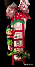 Load image into Gallery viewer, Merry Elf on Ladder