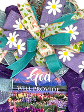 Load image into Gallery viewer, God Will Provide Wreath Religious Decor
