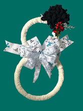 Load image into Gallery viewer, Snowman Wreath Winter Wreath Christmas Decor