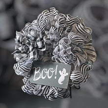 Load image into Gallery viewer, BOO Halloween Wreath