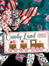 Load image into Gallery viewer, Candy Land Express Christmas Wreath Christmas Wreath