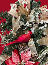 Load image into Gallery viewer, Cardinal Christmas Swag