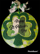 Load image into Gallery viewer, St. Patrick’s Day Door Hanger