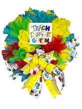 Load image into Gallery viewer, Teach Inspire Grow Teacher Classroom Wreath