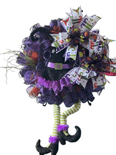 Load image into Gallery viewer, Witch Halloween Wreath