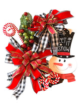 Load image into Gallery viewer, Let It Snow Christmas Wreath  Christmas Decor