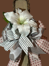 Load image into Gallery viewer, Cross Fall and Grapevine Wreath, Fabric Wreath, Easter Decor, Religious Decor