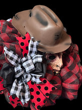 Load image into Gallery viewer, Krueger Mask Halloween Wreath