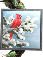 Load image into Gallery viewer, Cardinal Christmas Grapevine Wreath Winter Wreath Christmas Decor