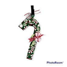 Load image into Gallery viewer, Candy Cane Wreath Door Hanger