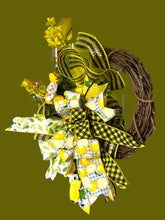 Load image into Gallery viewer, Lemon Spring Summer Grapevine Wreath Home Decor