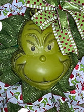 Load image into Gallery viewer, Christmas Green Monster Wreath