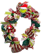 Load image into Gallery viewer, Green Monster Christmas Garland