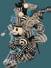 Load image into Gallery viewer, Black and White Christmas Halloween Swag