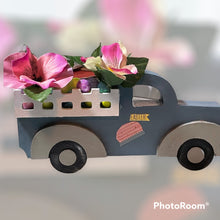 Load image into Gallery viewer, Wood Truck with Easter Eggs