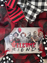 Load image into Gallery viewer, Welcome Friends Halloween Wreath