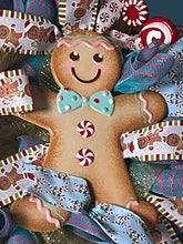 Load image into Gallery viewer, Gingerbread Christmas Wreath