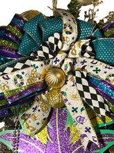 Load image into Gallery viewer, Mardi Gras Swag, Mardi Gras Decor
