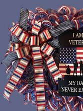 Load image into Gallery viewer, I am a Veteran Wreath