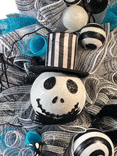 Load image into Gallery viewer, Black and White Christmas Halloween Swag