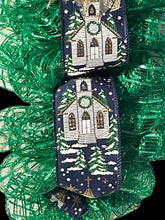 Load image into Gallery viewer, Cross Christmas Wreath Christmas Religious Decor