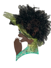 Load image into Gallery viewer, Praying DIVA Wreath Green & Black