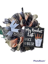 Load image into Gallery viewer, My Bucket List Ice Beer Wreath