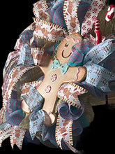 Load image into Gallery viewer, Gingerbread Christmas Wreath