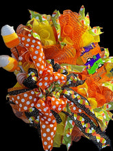 Load image into Gallery viewer, Halloween Candy Corn Wreath