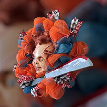 Load image into Gallery viewer, Chucky Halloween Wreath