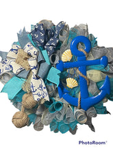 Load image into Gallery viewer, Beach Anchor Wreath