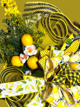 Load image into Gallery viewer, Lemon Spring Summer Grapevine Wreath Home Decor