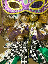 Load image into Gallery viewer, Mardi Gras Swag, Mardi Gras Decor