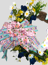 Load image into Gallery viewer, Easter Bunny Grapevine Wreath, Easter Decor