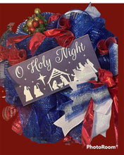 Load image into Gallery viewer, O Holy Night Christmas Wreath