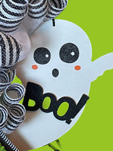 Load image into Gallery viewer, Boo Ghost Wreath Halloween Decor
